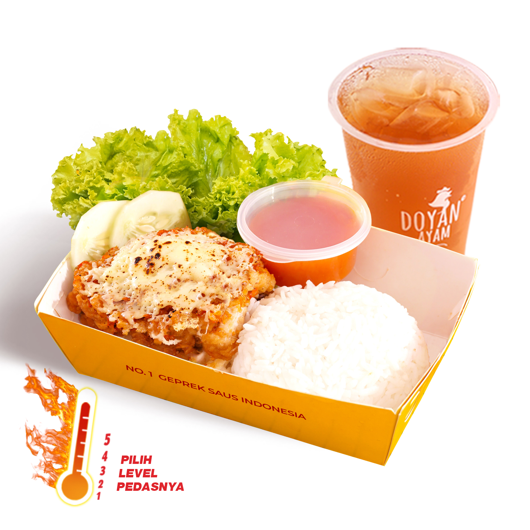 Spesial Geprek Moza Paket