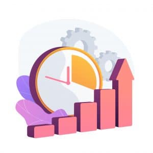 Effective time managementt vector concept metaphor