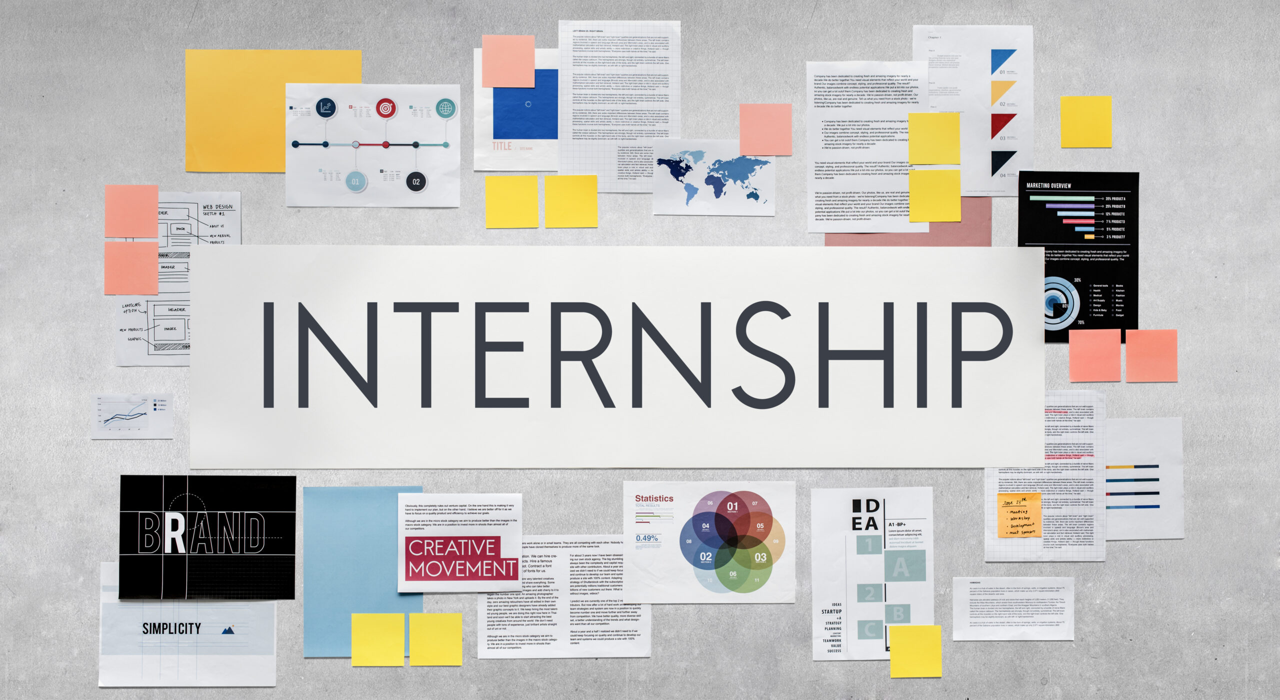 Document Marketing Strategy Business Concept